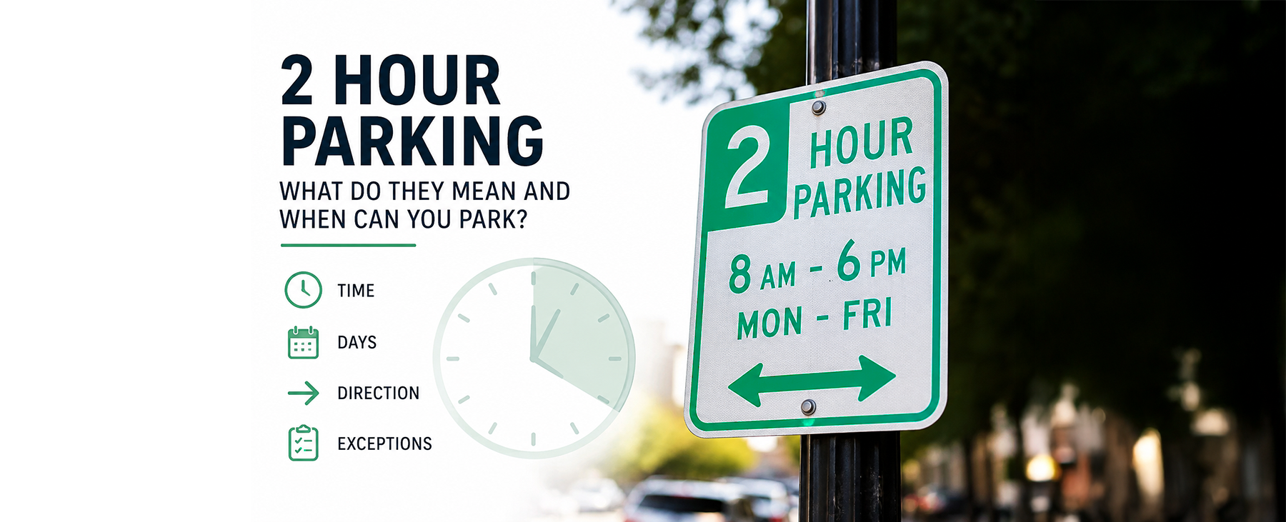 2 Hour Parking Signs: What Do They Mean and When Can You Park?