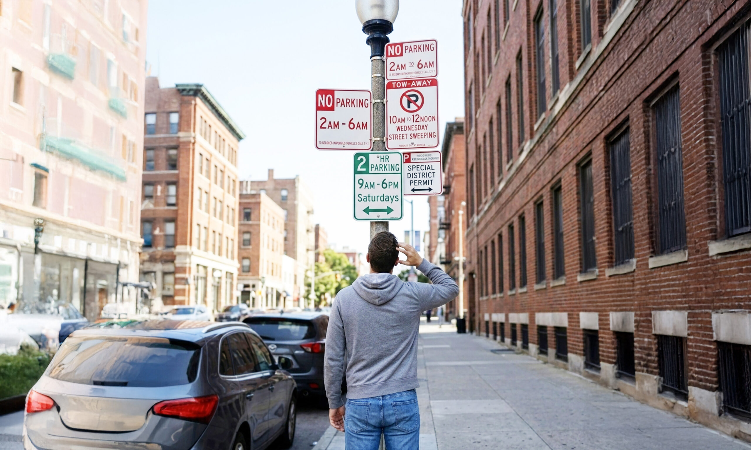 How to Read Multiple Parking Signs on One Pole