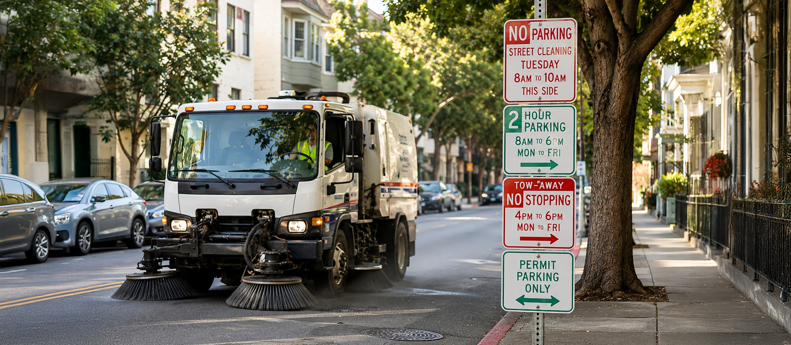 Street Cleaning Parking Signs Explained: When Can You Park?