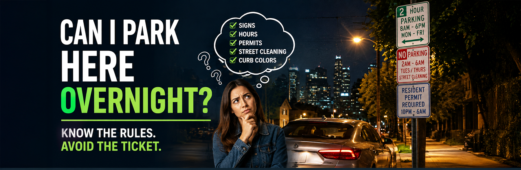 Can I Park Here Overnight? How to Check Overnight Parking Rules