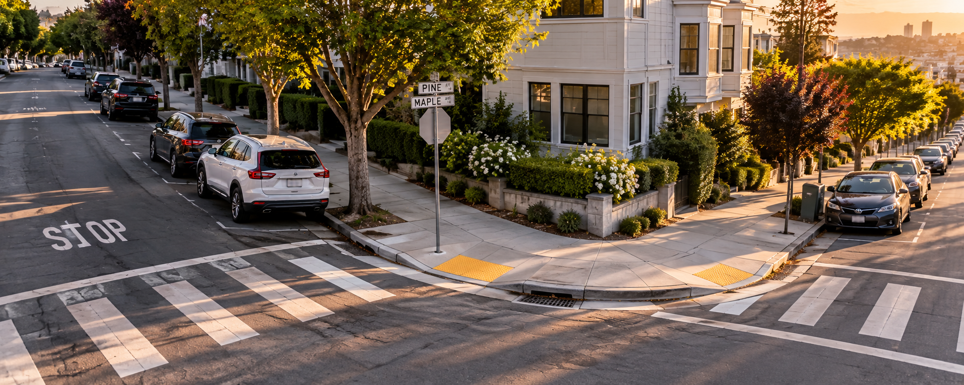 How Close Can You Park to a Corner?