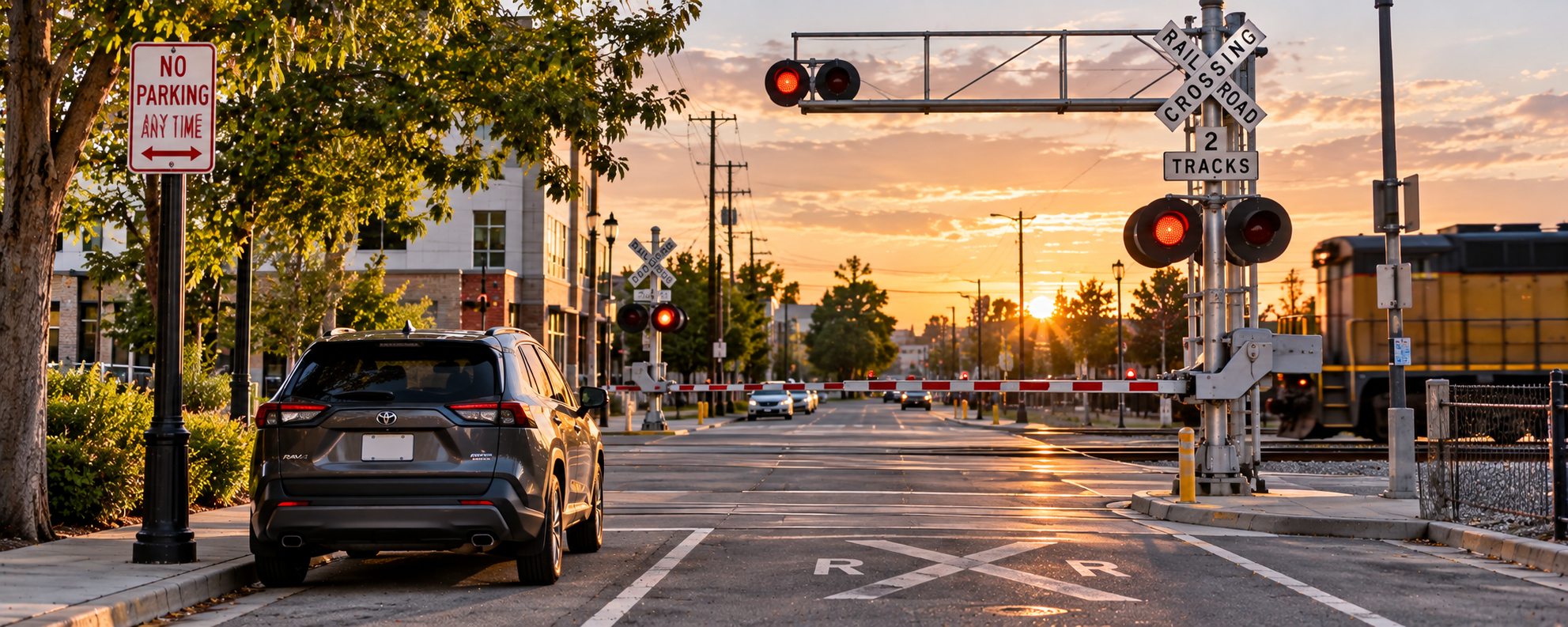 Parking Near Railroad Tracks: How Close Is Too Close?