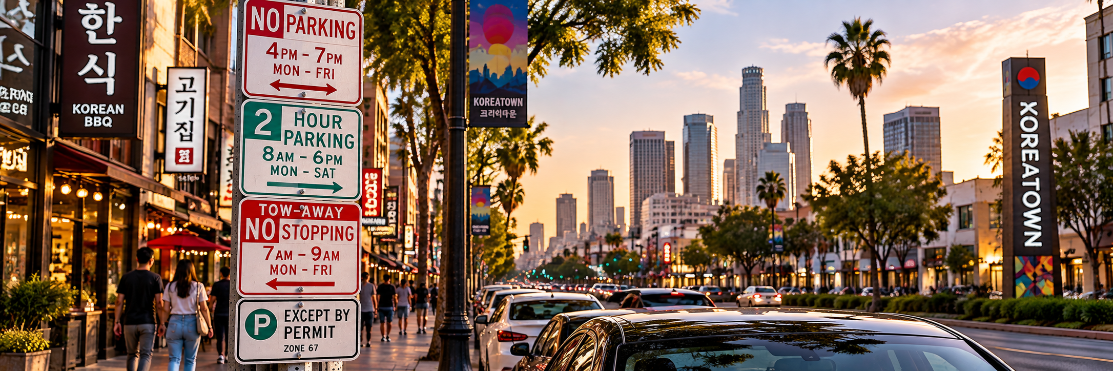 Koreatown Parking Guide: Street Parking, Meters & Parking Rules